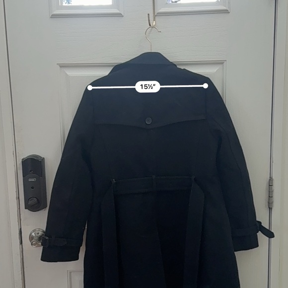 J. Crew Women's Black Pea Coat - Picture 3 of 5
